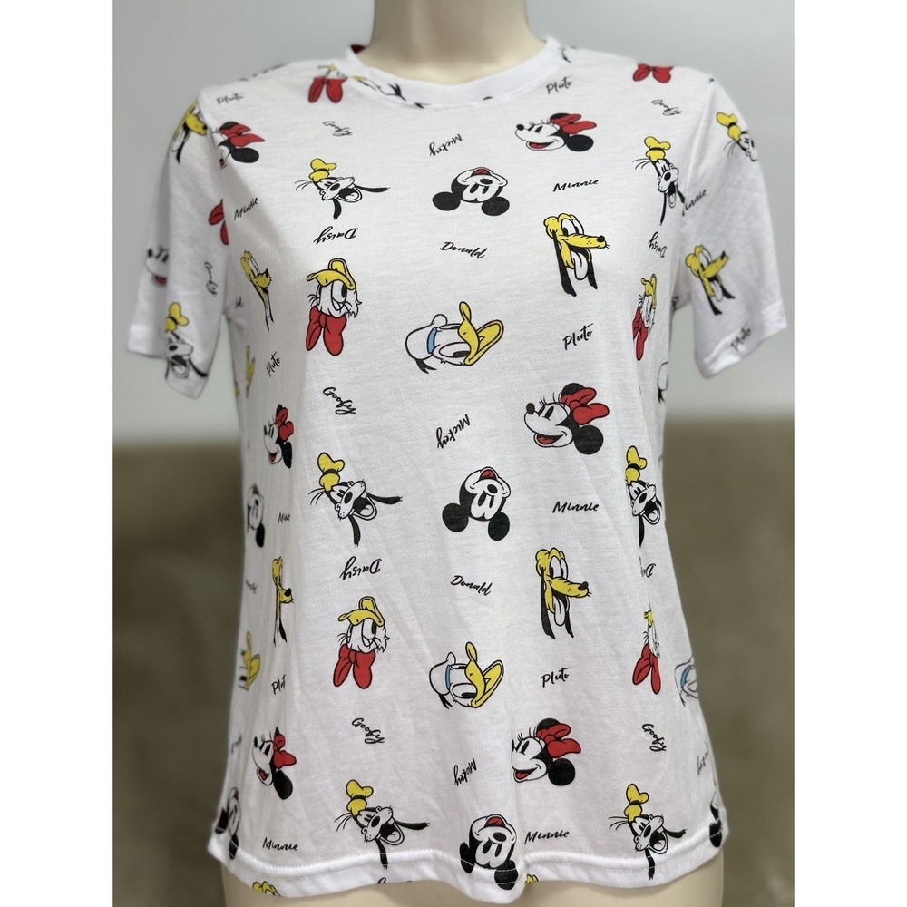 Women's Size M Youth CH Vintage Inspired Walt Disney Mickey Mouse Characters